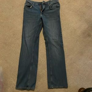Men’s blue jeans